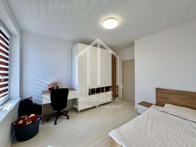 Apartament cu 4 camere semidecomandat, mobilat în Turnișor