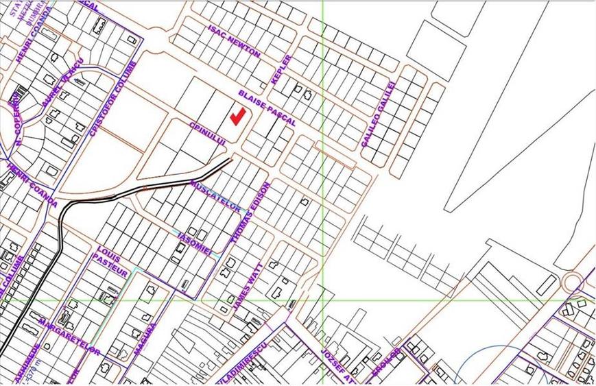 Teren Construcții intravilan de 1290 mp, în Dumbrăvița