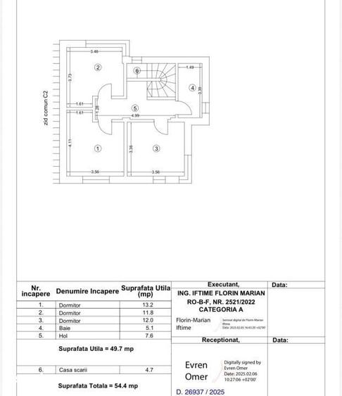 Casă cu 4 camere cu Teren 204 Mp în Palazu Mare