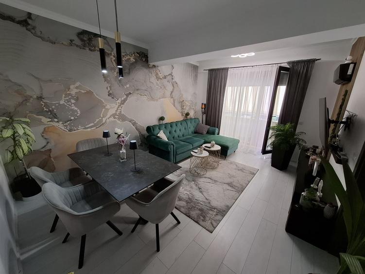 Apartament cu 2 camere decomandat, mobilat în Groapa