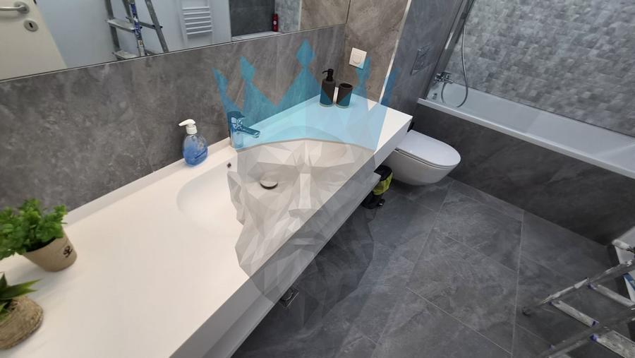 Apartament cu 3 camere semidecomandat, mobilat în Băneasa