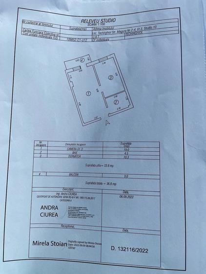 Garsonieră nedecomandată, mobilată în Central