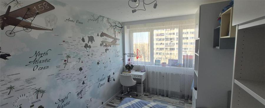 Apartament cu 3 camere decomandat, mobilat în Basarabia