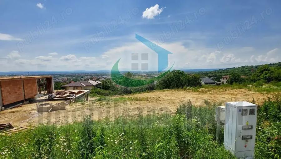 Teren intravilan, 1095 mp, zona de case exclusivista in dezvoltare, panorama deosebita - 1