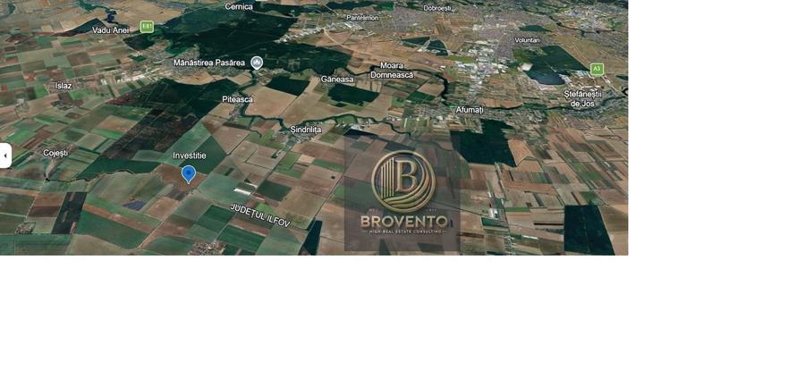 Teren de 200000 mp, în Sinești