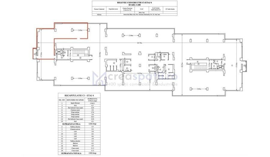 Spațiu comercial, de 200 mp, în Alexandru cel Bun