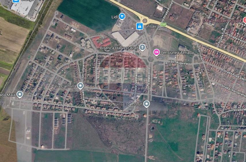 Teren Construcții intravilan de 420 mp, în Vladimirescu