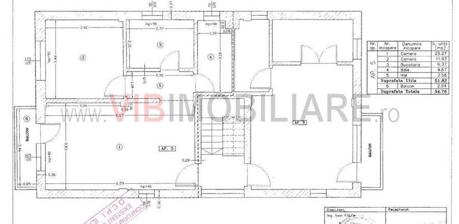 Apartament cu 2 camere în Odăile