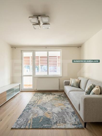 Apartament cu 2 camere semidecomandat, mobilat în Tudor