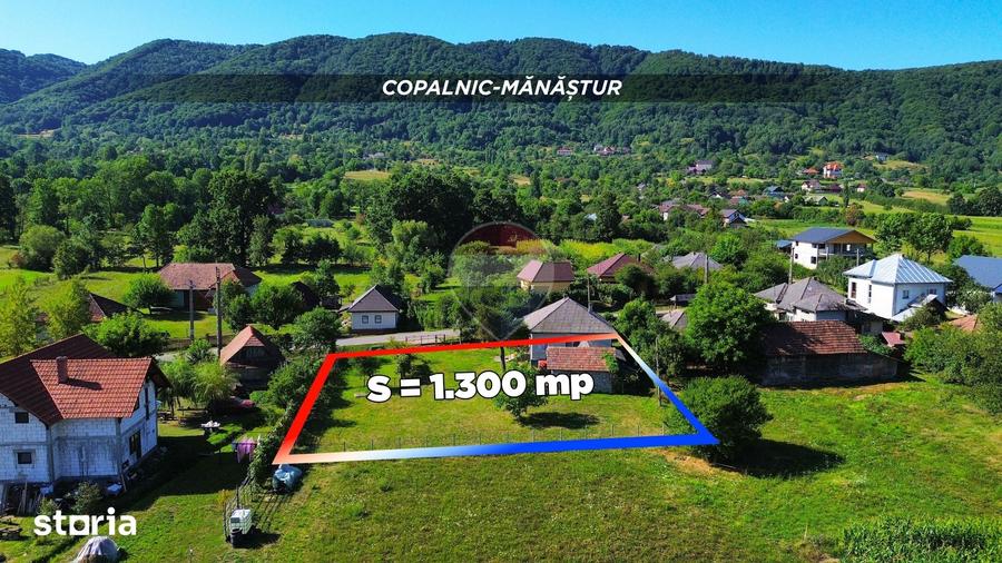 Casă cu 2 camere cu Teren 1300 Mp în Copalnic