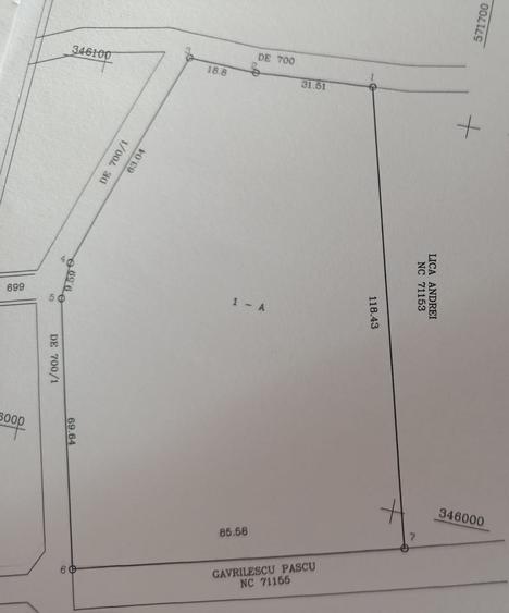 Teren Construcții intravilan de 9843 mp, în Crevedia