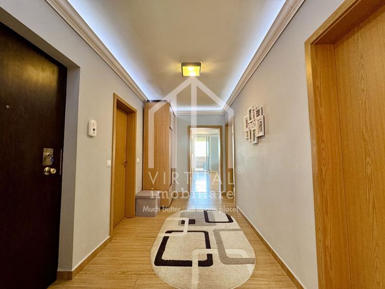 Apartament cu 3 camere semidecomandat, mobilat în Terezian