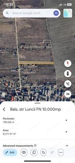 Teren de 10000 mp, în Central