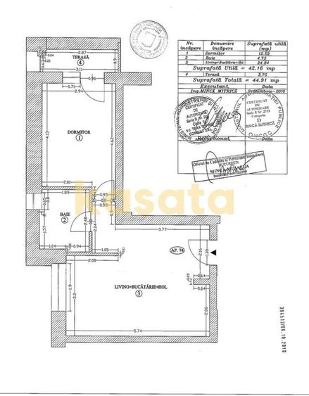 Apartament cu 2 camere în Pantelimon