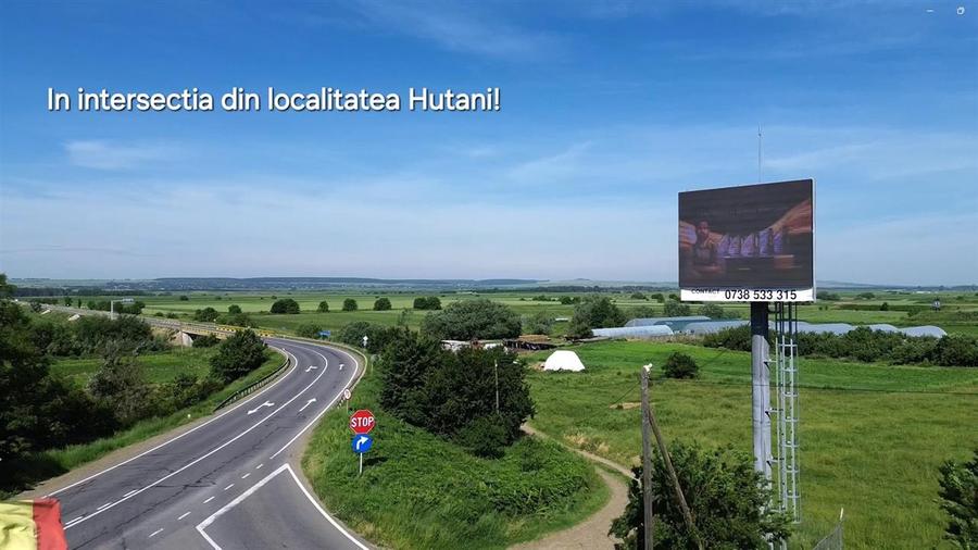 Teren construcție, în Huțani