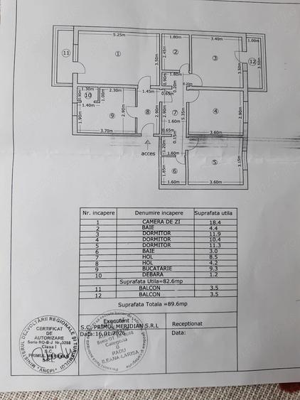 Apartament cu 4 camere decomandat în Central