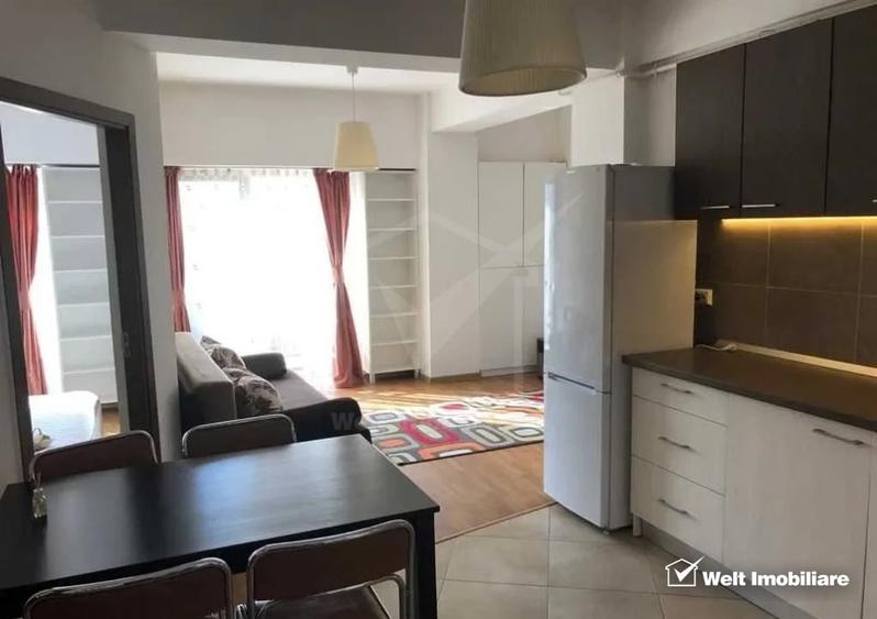 Apartament cu 2 camere semidecomandat, mobilat în Plopilor