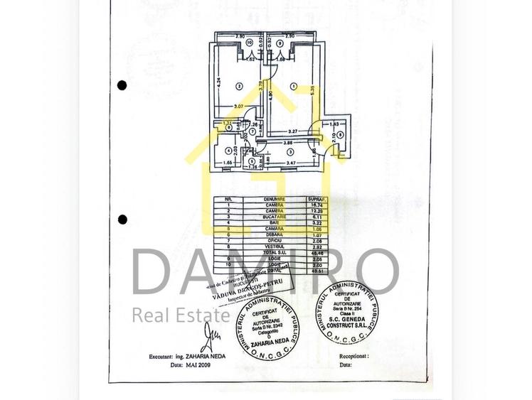 Apartament cu 2 camere semidecomandat, mobilat în Magheru