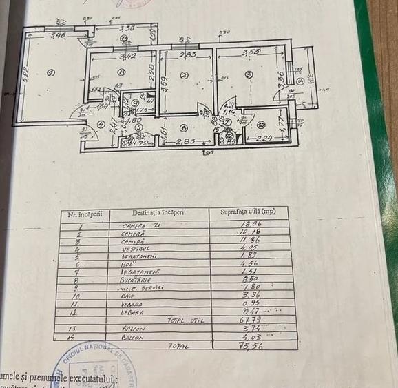 Apartament cu 3 camere decomandat, mobilat în Rahova