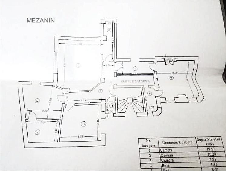 Apartament cu 3 camere decomandat în Calea Victoriei