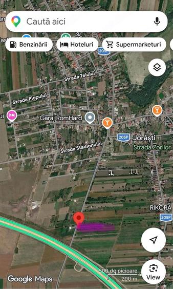 Teren de 3431 mp, în Vânători
