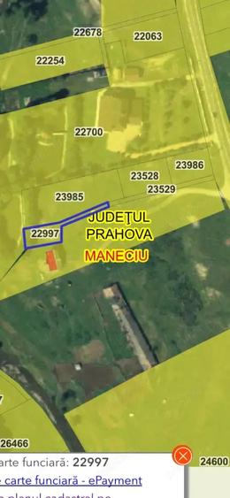 Teren de 405 mp, în Cheia