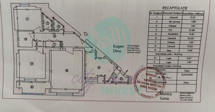 Apartament cu 3 camere decomandat în Calea Călărașilor