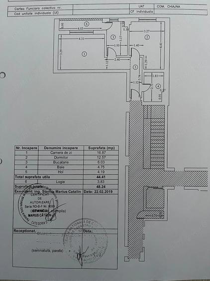 Apartament cu 2 camere decomandat în Militari