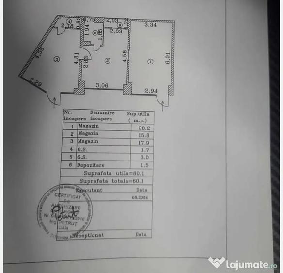 Spațiu comercial, de 60 mp, în Crângași