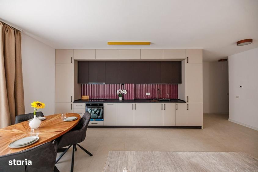Apartament mobilat si utilat, terasa 12,80 mp, parcare subterana | Com - 3