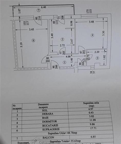 Apartament cu 2 camere decomandat, mobilat în B-dul București