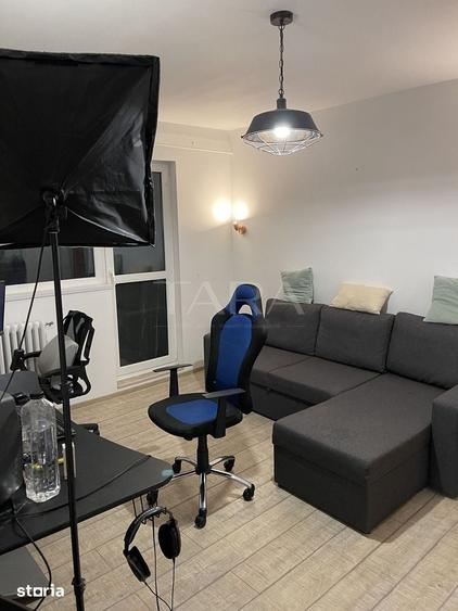 Apartament cu 2 camere semidecomandat, mobilat în Mănăștur