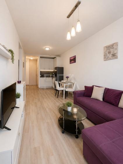 Apartament cu 2 camere semidecomandat, mobilat în Mihai Bravu