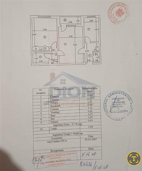Apartament cu 2 camere semidecomandat în Drumul Taberei