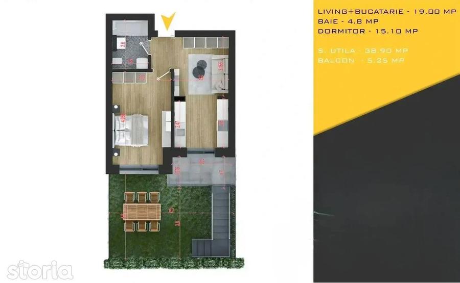 Titan Pallady metrou Apartament 2 Camere cu gradina pret imbatabil - 1
