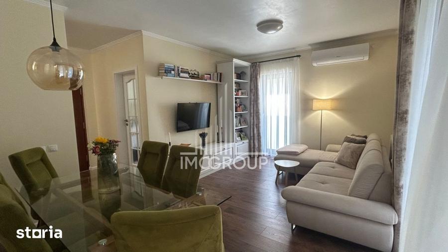 Apartament cu 2 camere decomandat, mobilat în Borhanci