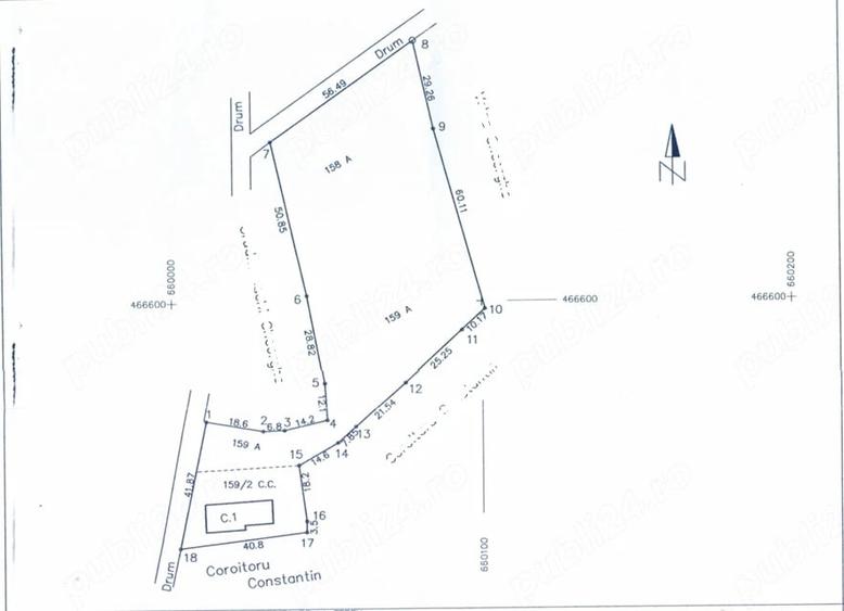 Casă cu Teren 6500 Mp în Bonțești
