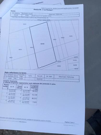 Teren de 3935 mp, în Terezian