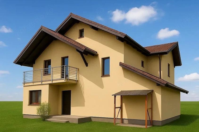 Casă cu 5 camere cu Teren 553 Mp în Stupini