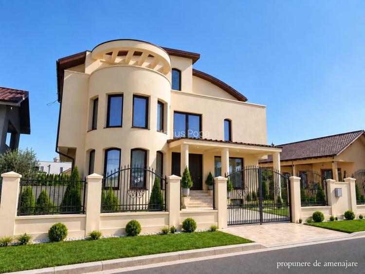 Vilă exclusivistă D+P+E+M | Ovidiu | 600 mp construiți | Finisaje de lux