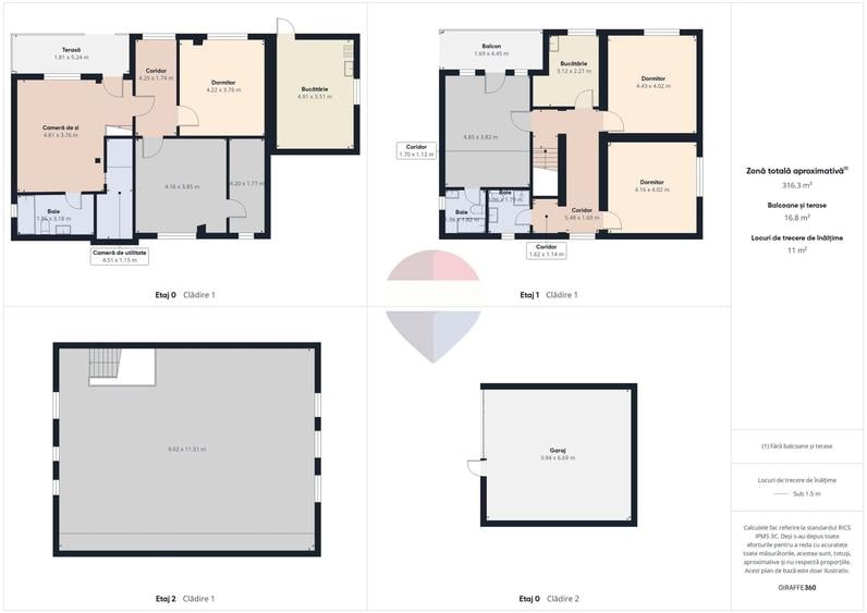 Casă cu 6 camere cu Teren 2208.64 Mp în Central