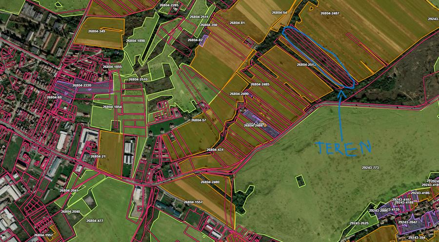 Teren agricol extravilan de 5000 mp, în Nord-Est