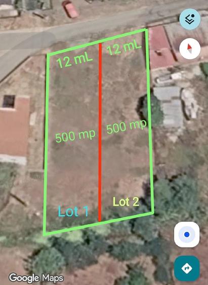 Teren de 1000 mp, în Corbu
