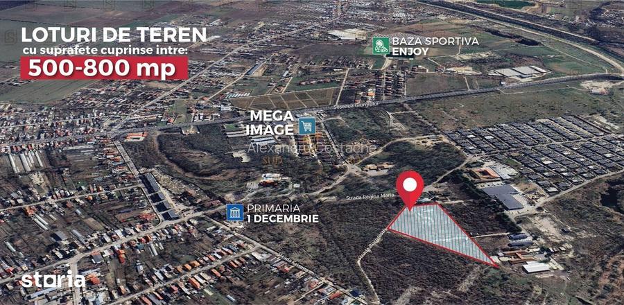 Teren 19.470 mp, investitie ideala, Green City -1 Decembrie, Ilfov