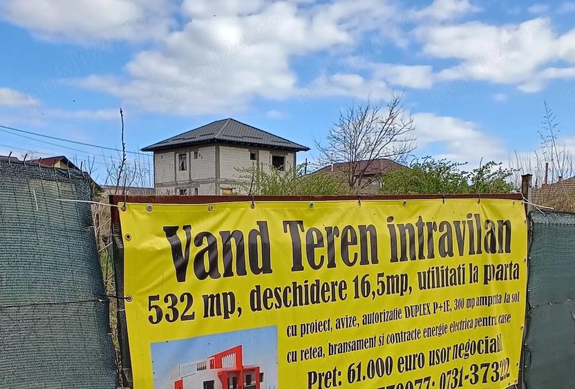 Teren de 532 mp, în Tuzla