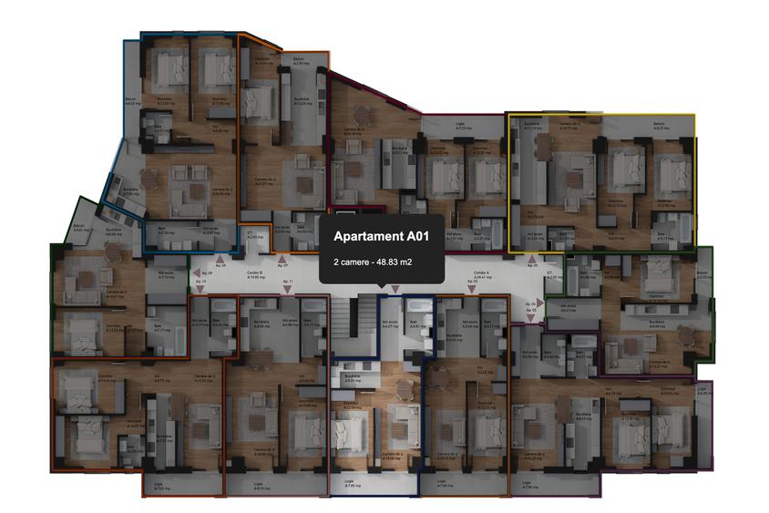 Apartament 2 camere decomandat, bloc nou TATARASI, premium! - 4