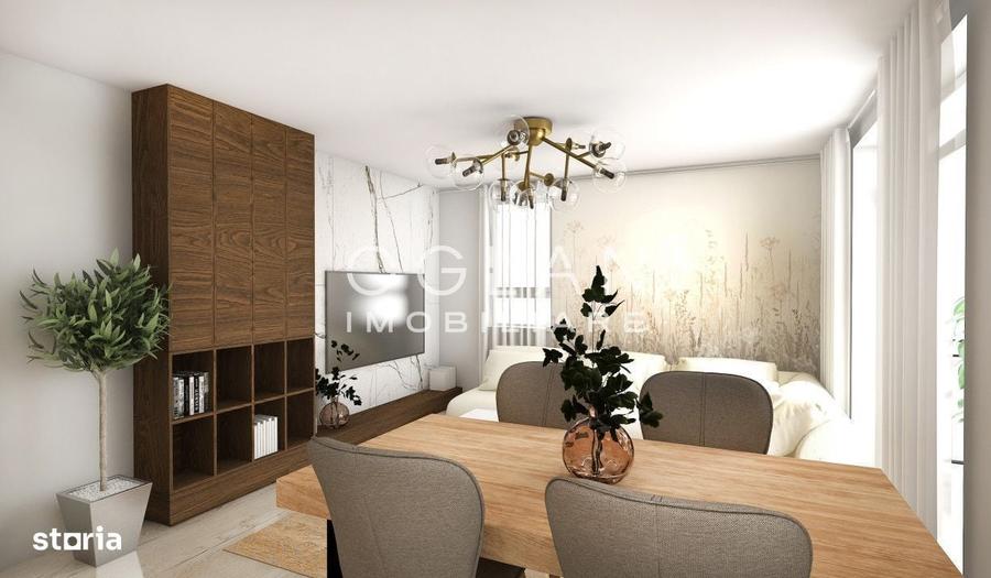 Apartament 3 camere cu balcon generos,- comision 0% - 7
