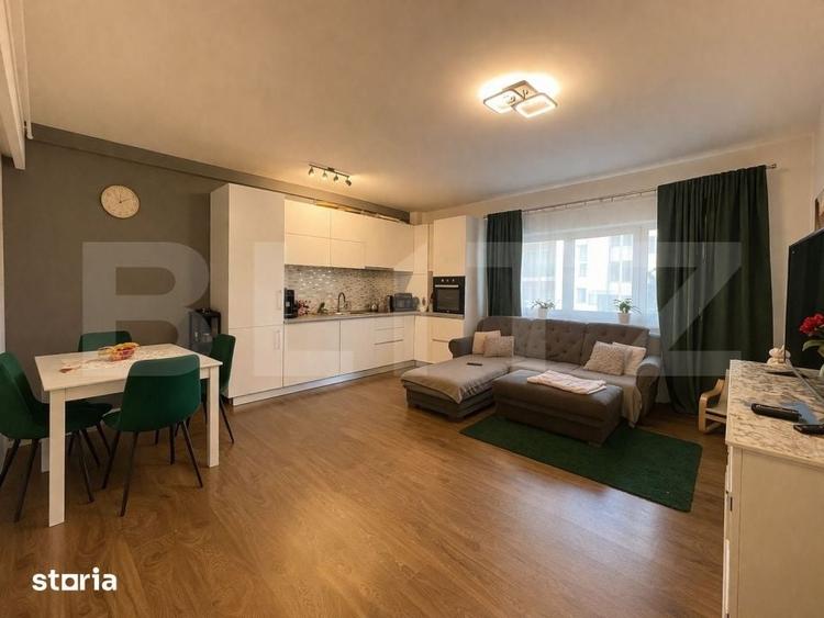 Apartament cu 3 camere semidecomandat, mobilat în Florești — fotografia 1