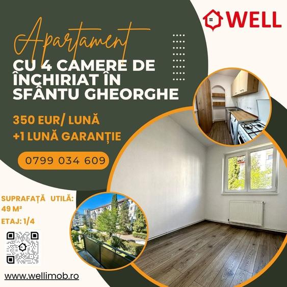 Apartament cu 4 camere în Simeria
