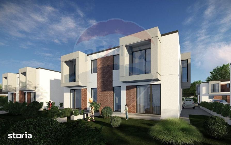 Casă cu 4 camere cu Teren 187 Mp în Tunari